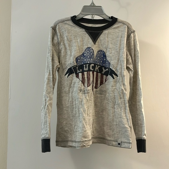 Boys Lucky Brand Long sleeve shirt size 6 - Picture 1 of 4